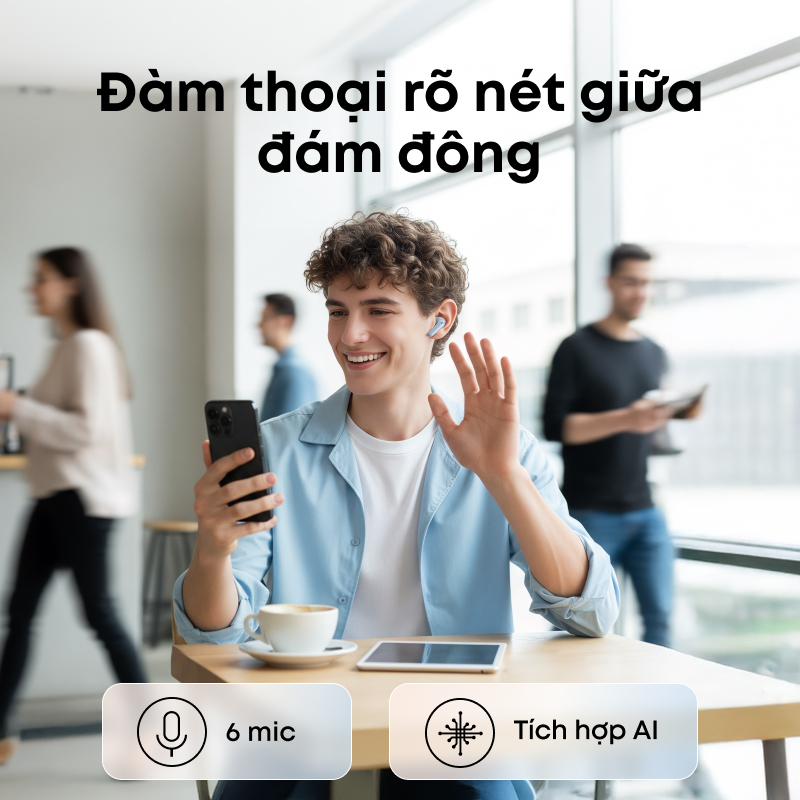 [New] Tai nghe bluetooth ANC Soundcore R60i NC | Hires Audio | Chống ồn đến 52dB | Pin 50h | Phiên dịch AI | BigBuy360 - bigbuy360.vn