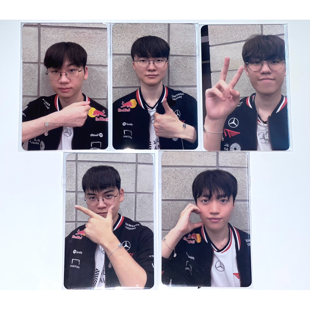 T1 Doran/Oner/Faker/Gumayusi/Keria Card Vòng T1 Animal Friends hàng chính hãng (new, ib nếu muốn xem