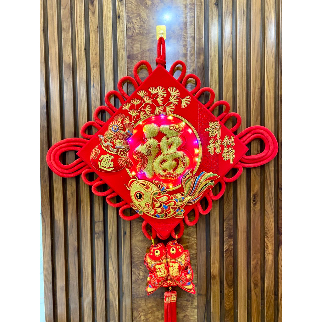 kết điện treo tết chữ phúc trang trí Tết mẫu mới tết 2026