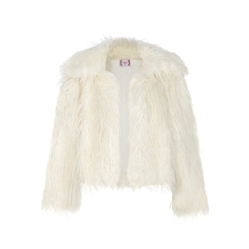 Áo Khoác Lông Xù Dáng Rộng Thời Trang Mysie Jacket | Noneah