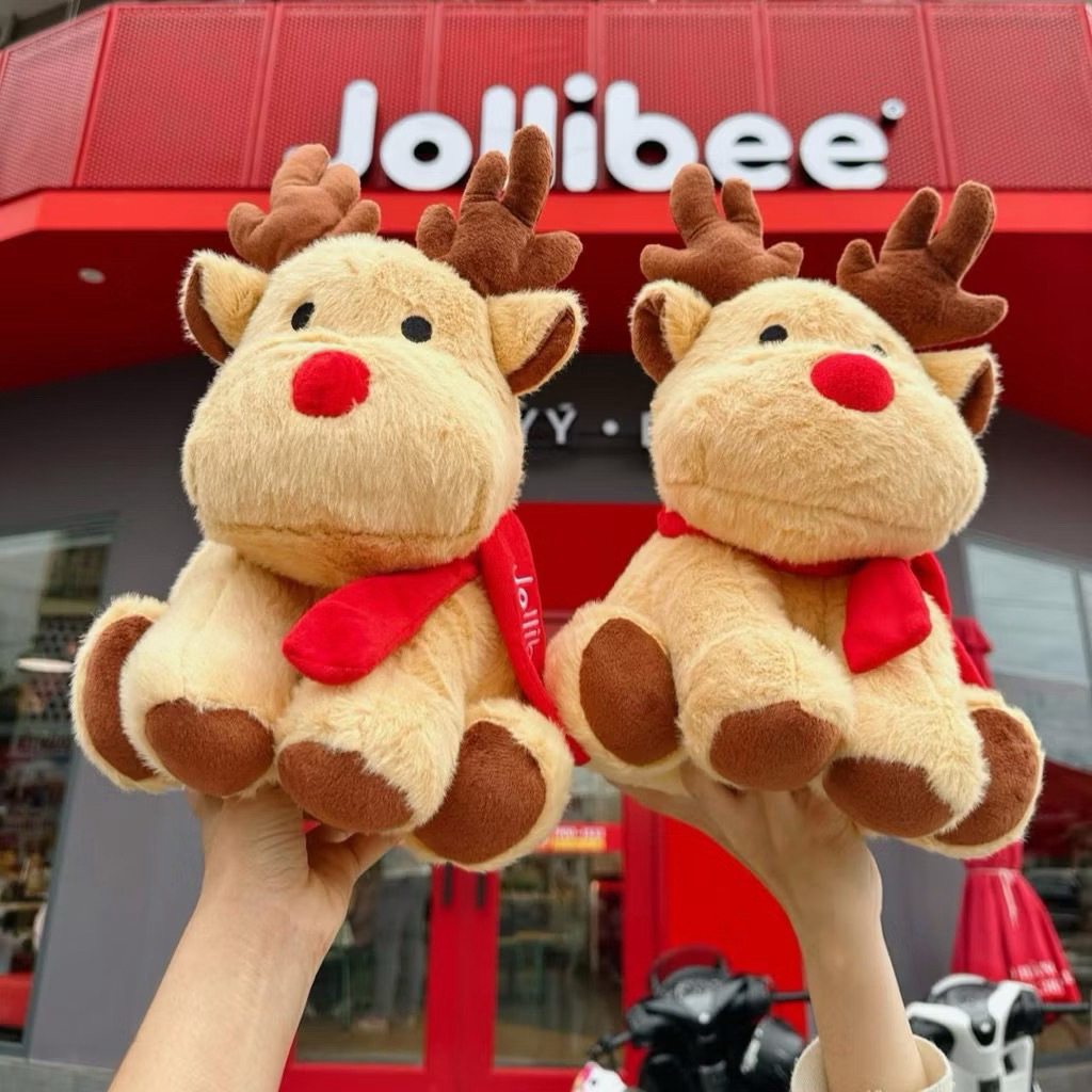 [Chính hãng] gấu bông tuần lộc Jollibee