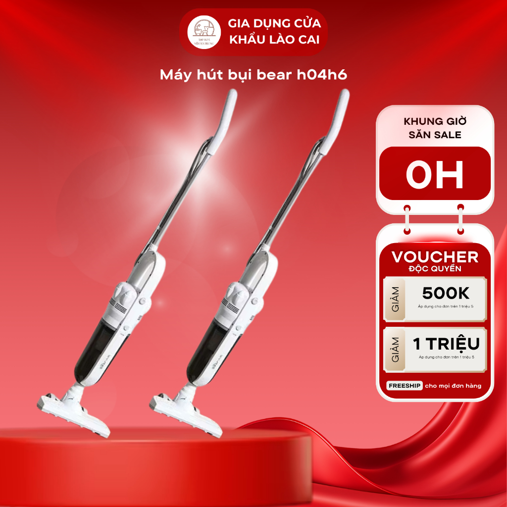 Máy Hút Bụi Cầm Tay Bear XCQ-H04H6 (bản cao cấp)