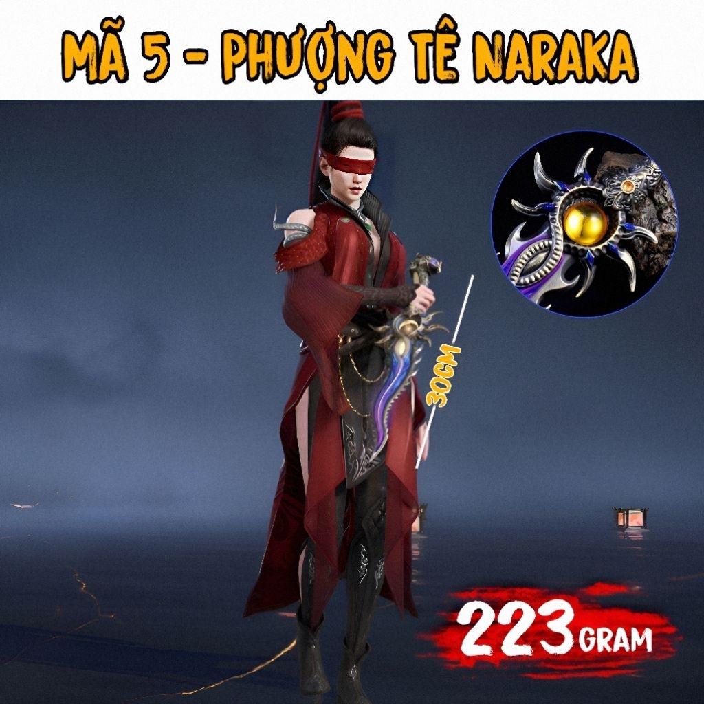 Mô hình trang bị Phượng Tê Naraka dài 30cm - Hoàng mô hình