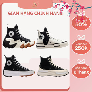    SALE CHÍNH HÃNG   Giày Converse Run Star Hike Black AUTHENTIC. Giày Thể Thao Độn Đế Cổ Cao Nam Nữ Full Box. Bao Check 