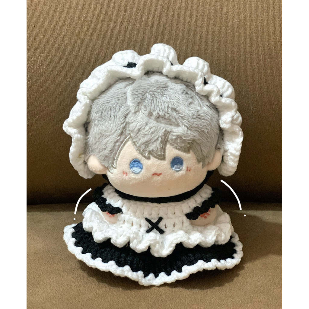 [Outfit doll 10cm] Bộ đồ hầu gái siêu cute