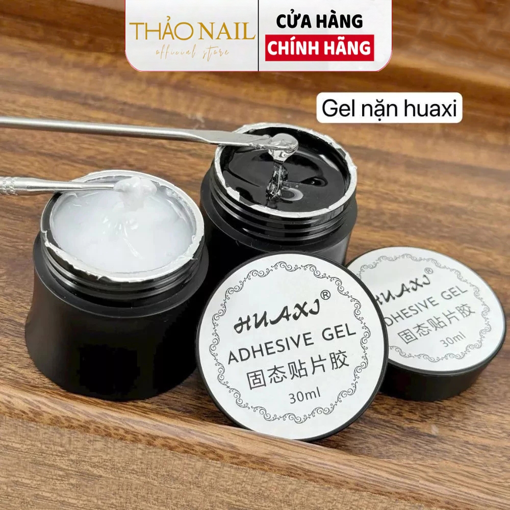 Gel nặn Huaxi trắng, trong - Gel định hình huaxi 30g màu trắng, trong
