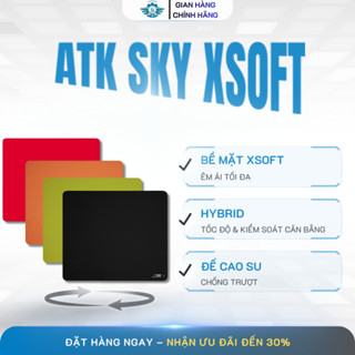  ⚡ Pad Chuột Gaming FPS ATK XSoft eSport – Lót Chuột Bề Mặt Composite XSoft Viền Mỏng Chống Trượt 