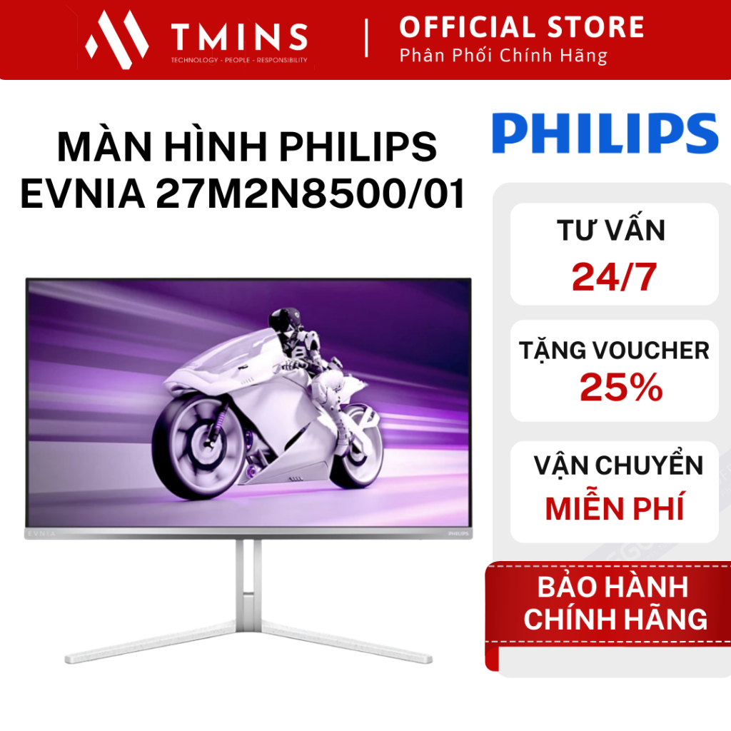 Màn hình Philips Evnia 27M2N8500/01 (27inch, OLED, QHD, 360Hz, 0.03ms) - Hàng chính hãng.