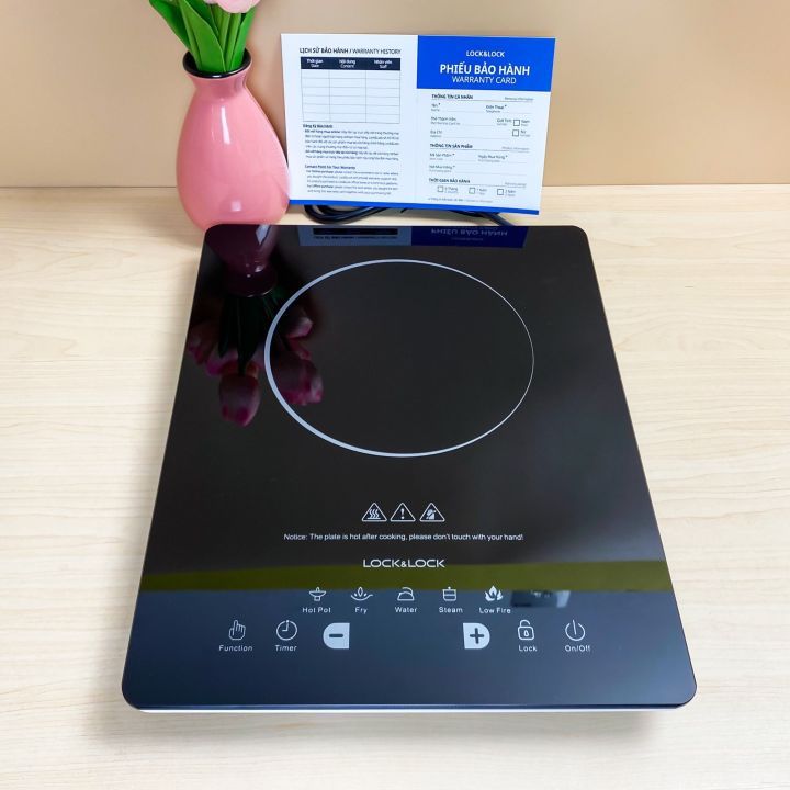 Bếp Điện Từ Đơn LocknLock Induction Cooker EJI311 - 220-240V, 50/60Hz, 1500W - Bảo Hành 2 Năm