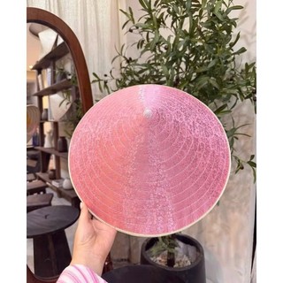 [ SẴN + Tặng Quai Ngọc] Nón Lá Bọc Lụa Gấm, Nón Lụa Thủ Công, Hàng Đẹp Nhiều Màu Đủ Size Người Lớn Trẻ em