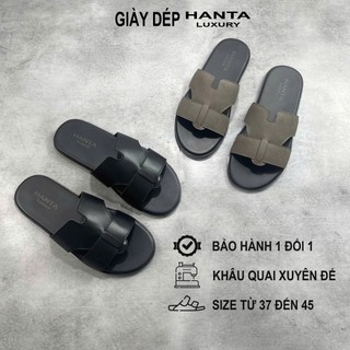 Khâu Xuyên Đế - Dép Quai Ngang Nam Nữ Đế Êm Chống Trơn Đủ size từ 37 đến 45 - Quai Da Chiến Binh Thời Trang Unisex