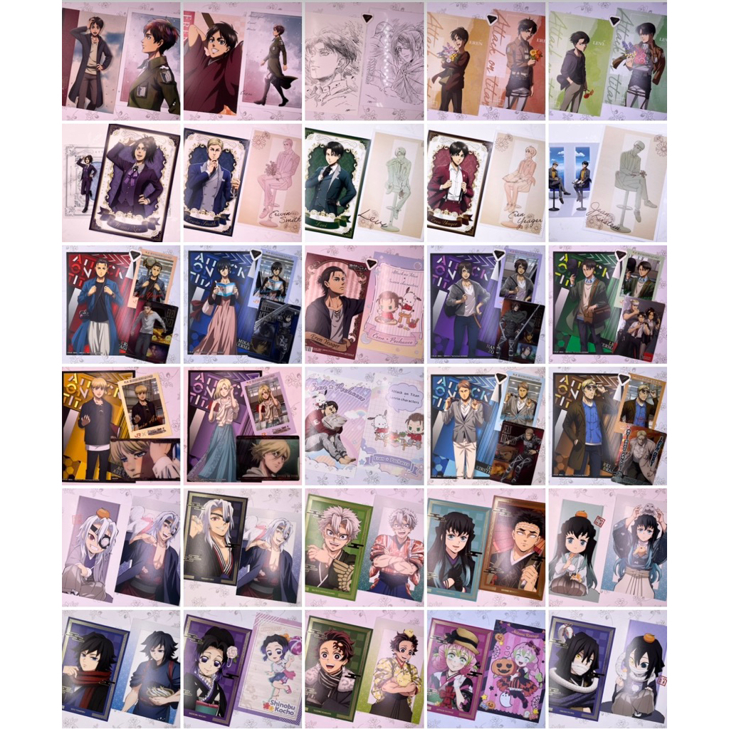 OtakuTPstore Chính hãng nguồn Nhật off official postcard bưu thiếp ảnh anime Attack on Titan Kimetsu