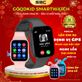  Đồng hồ thông minh định vị trẻ em GoodKid S06 36.5mm lắp sim 4G,nghe gọi video SOS pin trâu 2025 