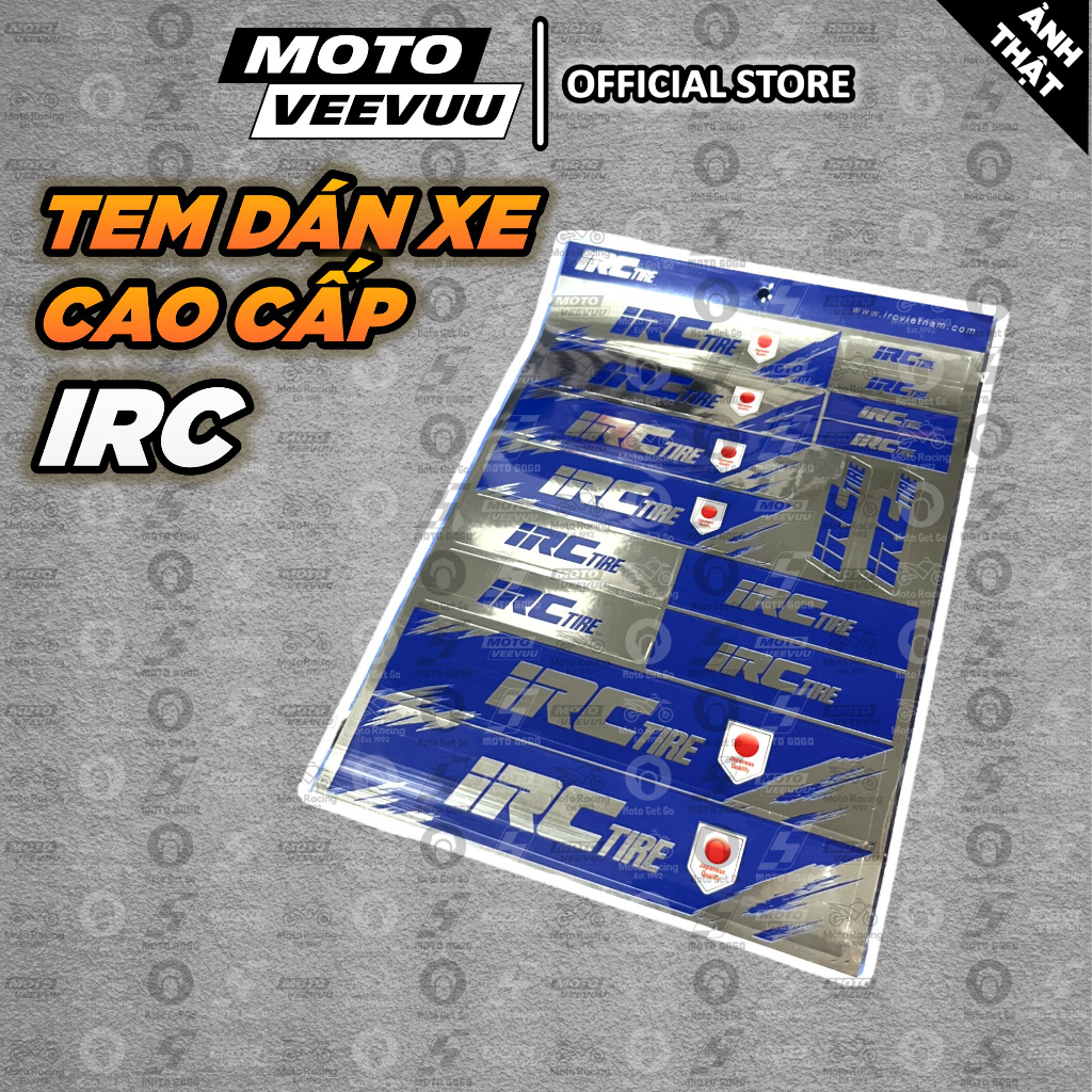 [MTVV] Bộ tem dán xe máy cao cấp IRC Inoue Tire POSM <END>