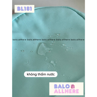 [ORDER] Balo Cặp Sách Đi Học Basic Kèm Ghim Quả Đào BL181