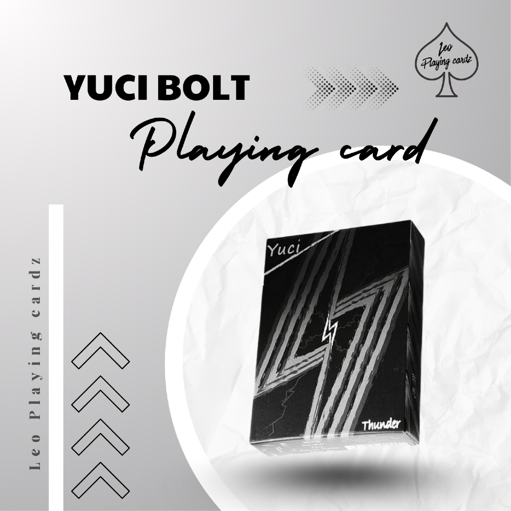 Bộ bài tây, ảo thuật, cardistry YUCI BLACK BOLT playing card