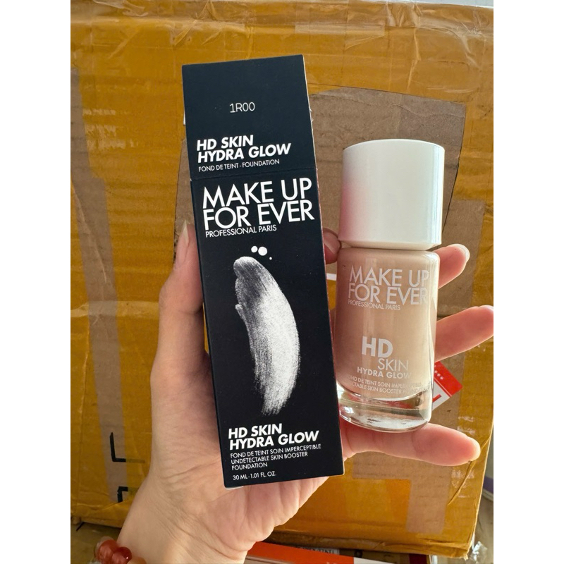 Kem Nền Make Up For Ever Tone 1R00 Hydra Glow Nắp Trắng