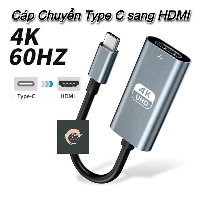 4K 8K 60Hz / Đầu Cáp Chuyển Đổi USB Type C 3.2 Sang HDMI 4K 60Hz 120Hz 144Hz Laptop Điện Thoại Di Độ