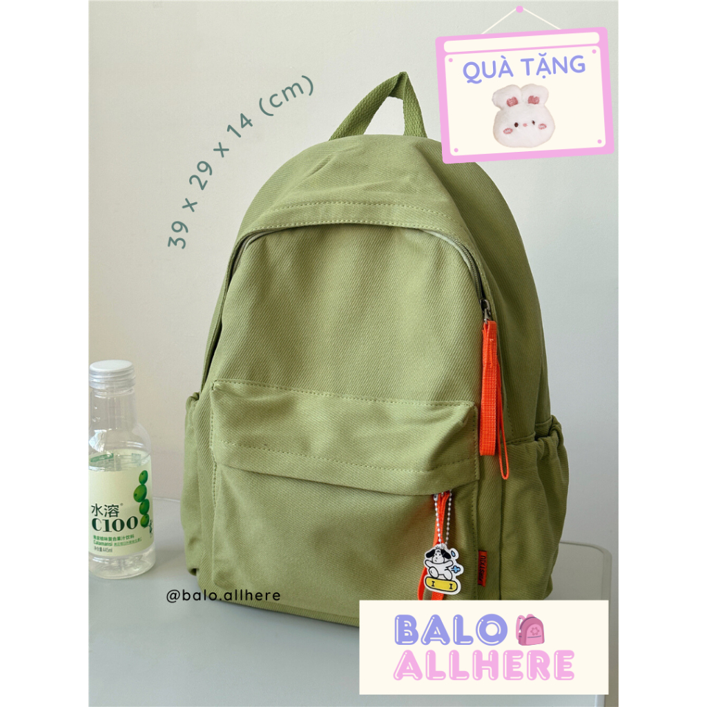 [ORDER] Balo Cặp Sách Đi Học Canvas BL188