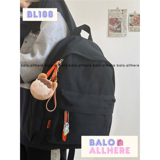 [ORDER] Balo Cặp Sách Đi Học Canvas BL188