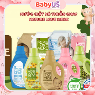  Nước giặt xả quần áo Hàn Quốc Nature Love Mere Cool fresh được chiết xuất từ lá bạch đàn  BabyUS  