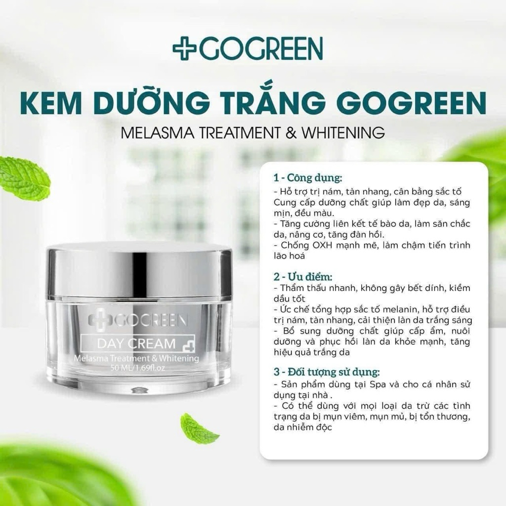[Chính hãng] Kem arbutin gogreen 50g