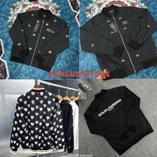 Áo Khoác D&G Hàng Chính Hãng Thêu 2 Lớp Logo Crom Siêu Ấm-Áo Bomber D.G Cao Cấp Boy Phố