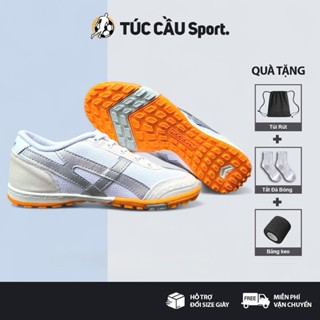  Giày Bóng Đá Bata Ráp Đế Cổ Chun Lưỡi Gà Liền Mới Bám Sân Tốt Đã Khâu Full Đế  Quà Tặng: Tất + Túi rút + Băng keo  