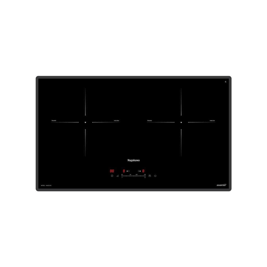 Bếp đôi điện từ Nagakawa UltraSlim NK2C21M | Bếp từ đôi nhập khẩu Malaysia | BH 5 năm tại nhà
