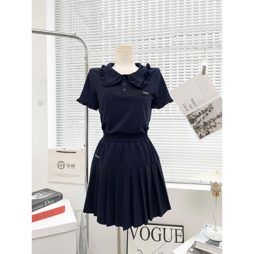 Chân Váy Bigsize Nữ Tú Mỡ Chân Váy Bigsize Thiết Kế Tôn Dáng Chân Váy Bèo Nhún Đủ Size 45-80kg CV0111 | BigBuy360 - bigbuy360.vn