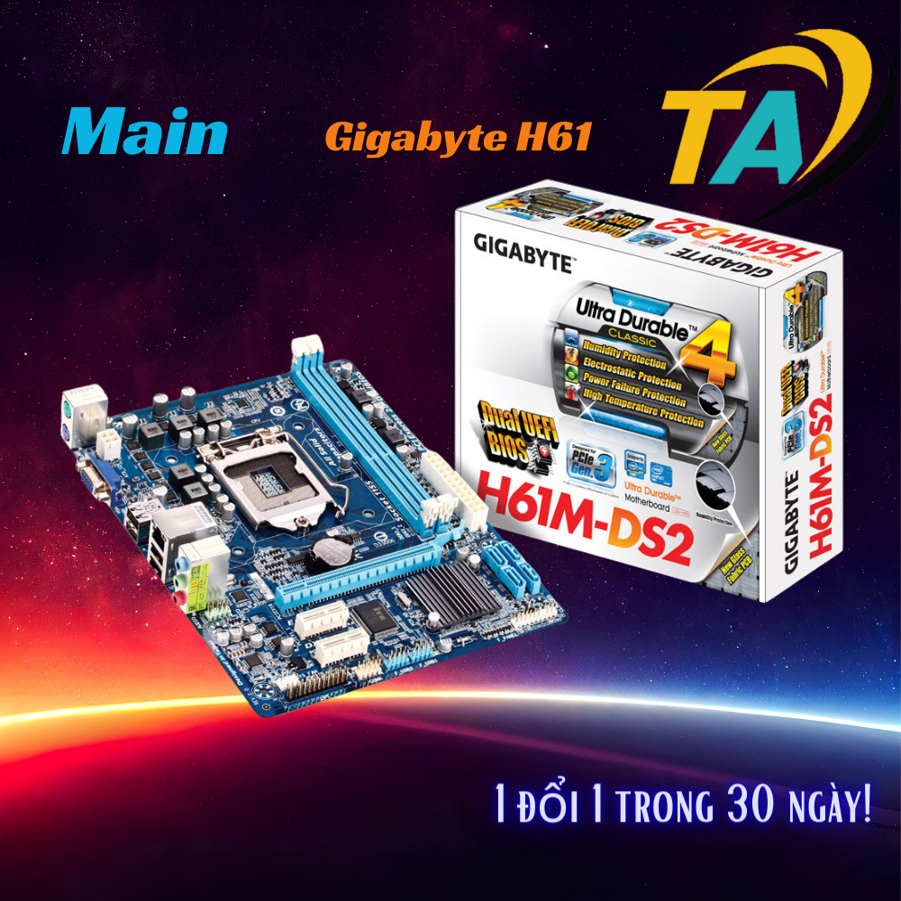 Mainboard - Bo Mạch Chủ h61 cũ