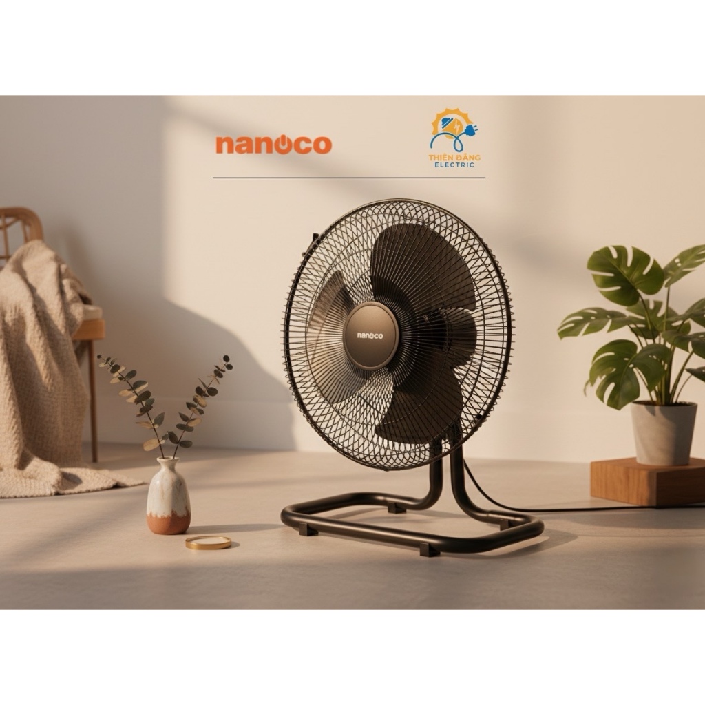 Quạt Sàn Công Suất 65W - NKF1880K Màu Đen NANOCO