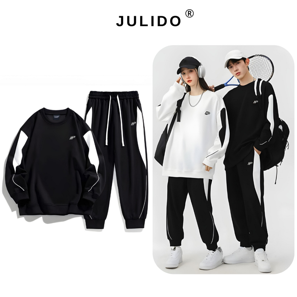 Bộ thể thao nam cao cấp, quần áo nam chất waffle JULIDO