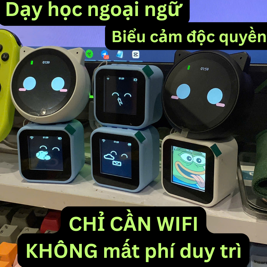JJ mochi AI.  Robot xiaozhi AI trò chuyện thông minh tiếng Việt, học tập kiến thức, ngoại ngữ. Chạy 