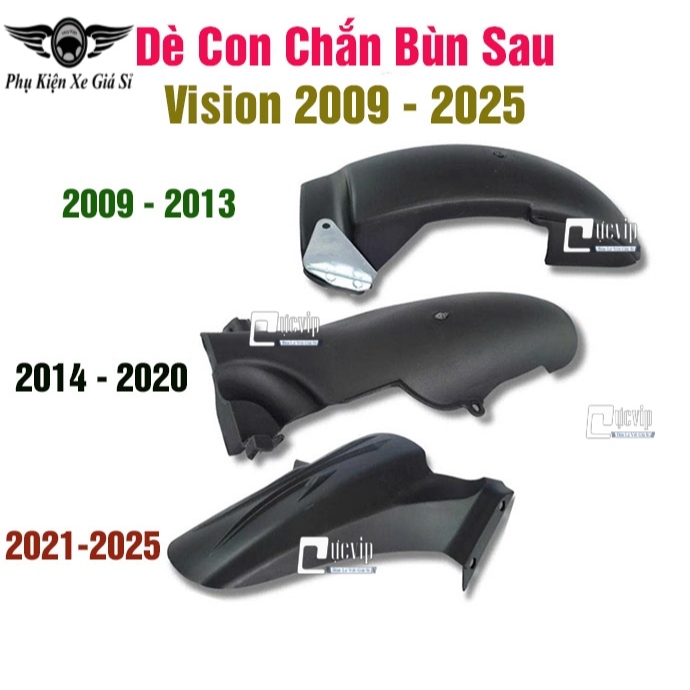Dè Con Chắn Bùn Sau Cho Vision Cũ (2009 - 2013), Vision 2014 - 2020, Vision 2021 - 2025 MS6841