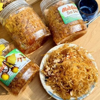 Mứt gừng sợi dẻo 500g (Mứt gừng rối truyền thống)