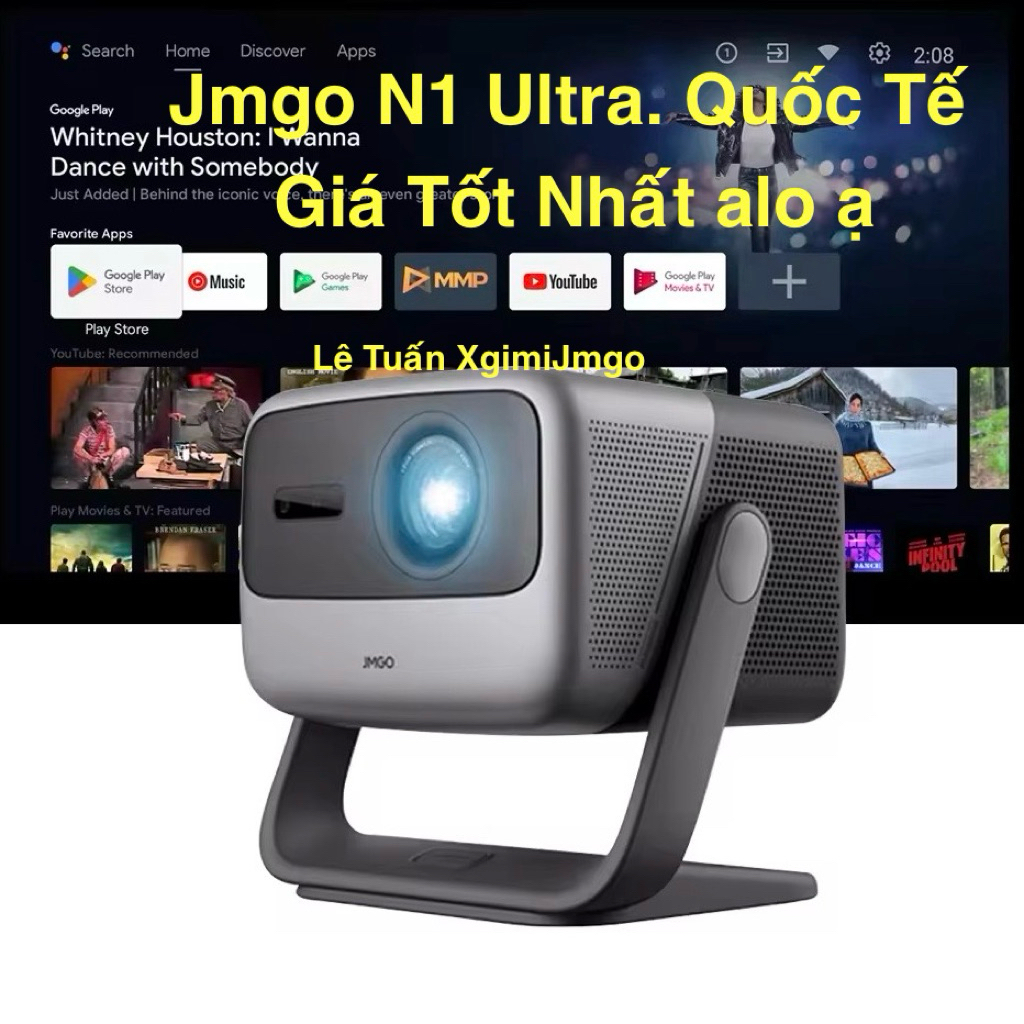 Jmgo N1 Ultra Quốc Tế Android TV.. Không Có Netflix, Tiếng Việt,Anh…Giá Tốt Ib shop nhé, Tặng Chân M