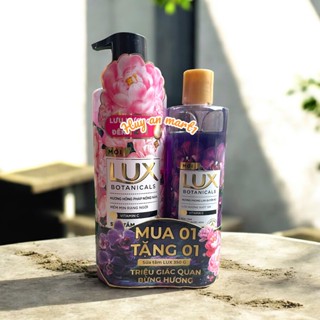  ❌MUA 1 TẶNG 1❌ Sữa Tắm Lux Hương Nước Hoa phong lan quyến rũ 570g tặng sữa tắm Lux 350g 