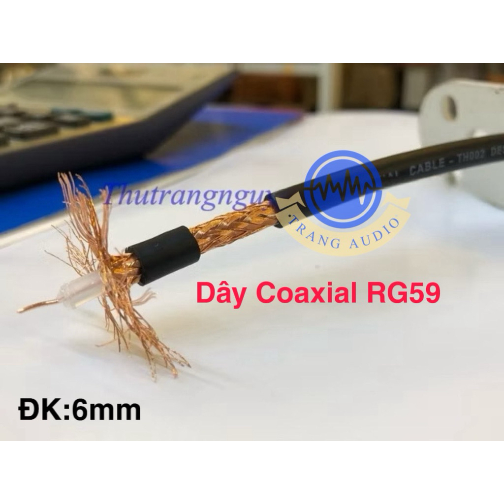 Dây tín hiệu COAXIAL 75 ohm chuẩn TH002(Chuẩn RG59 đồng trục)