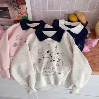  Áo nỉ bé gái   từ16- 52kg  Áo sweater cho bé gái Bongkids Áo dài tay thu đông bé gái họa tiết dễ thương - AN1 