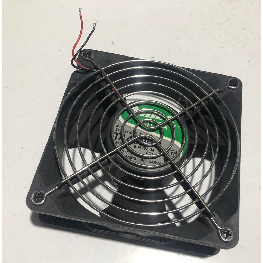 Quạt tản nhiệt 12cm 12V 0.8A NIDEC có tấm chắn fan