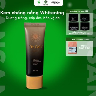  Kem chống nắng Drcell Whitening cream dưỡng trắng cấp ẩm bảo vệ da dưới ánh nắng mặt trời 50ml SAN13 