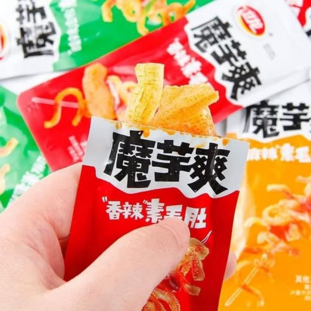 Khoai nưa Cay tê Trung Quốc , Khoai nưa ăn liền Konjac , Hộp 20 gói 240g khoai nưa