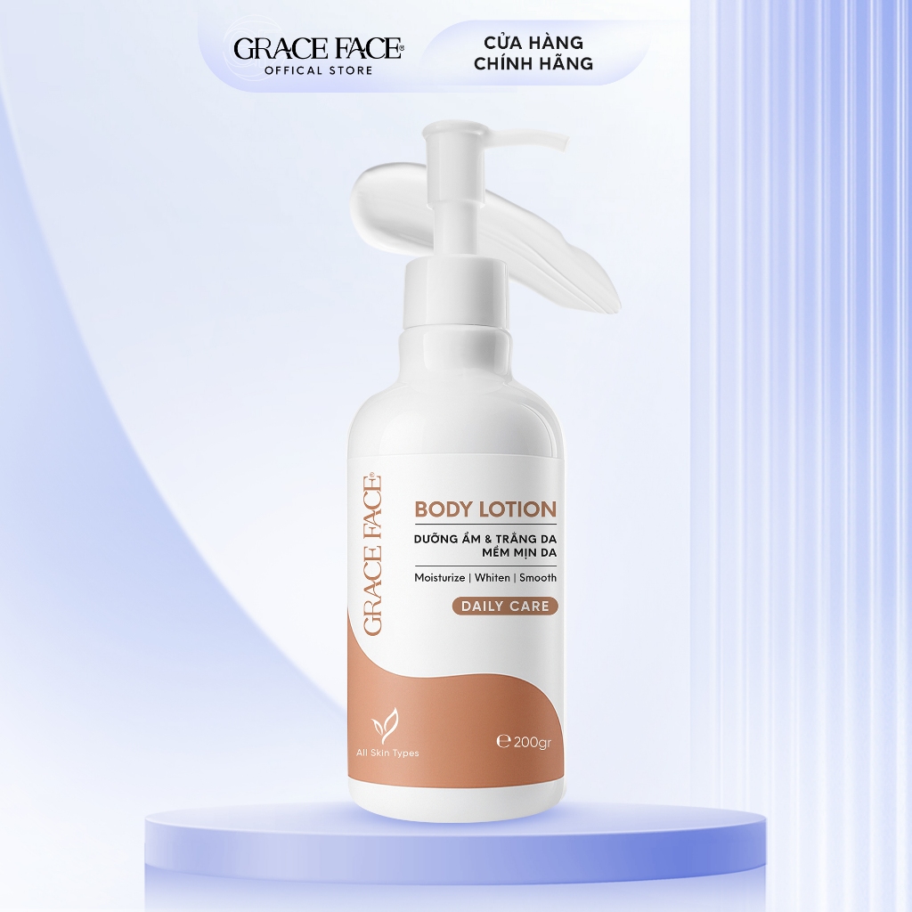 Sữa dưỡng thể serum lotion toàn thân dưỡng ẩm trắng sáng da Grace Face Body Lotion 200ml