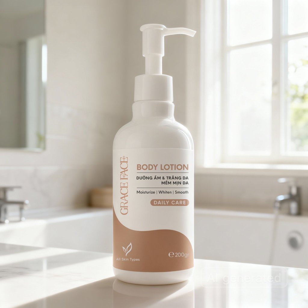 Sữa dưỡng thể serum lotion toàn thân dưỡng ẩm trắng sáng da Grace Face Body Lotion 200ml | BigBuy360 - bigbuy360.vn