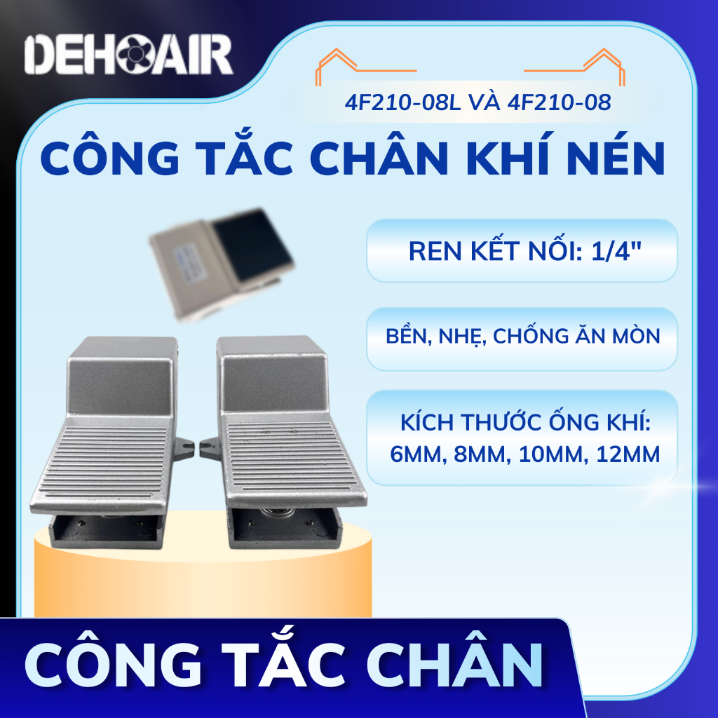 Công tắc chân khí nén 4F210-08L VÀ 4F210-08