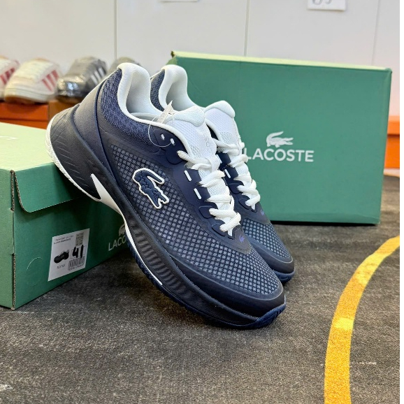 [Chuẩn Chính Hãng 💯] Giày Tennis/Pickleball Lacoste Tech Point trắng nữ