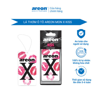 Lá thơm mon ô tô Areon hương X Kiss