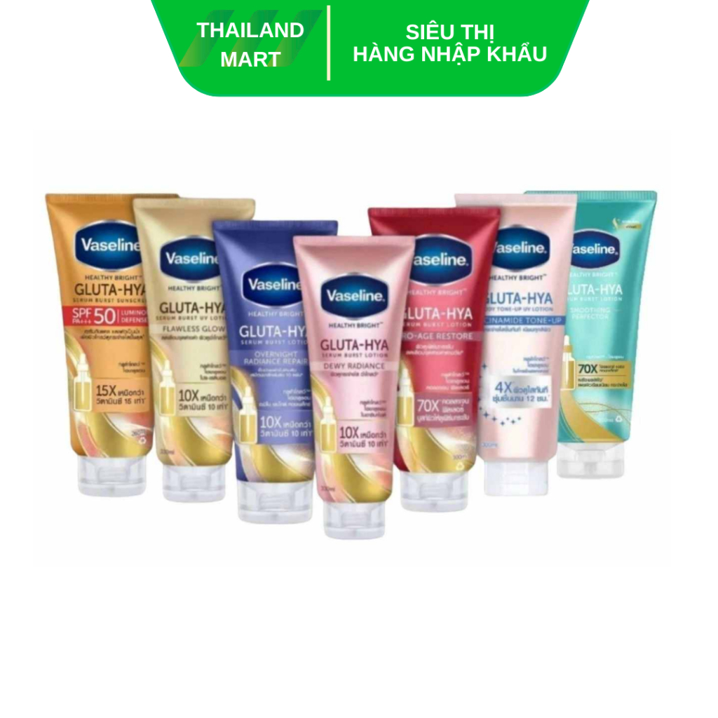 Vaseline Thái Lan Sữa Dương Thể 300ml Dưỡng Da Mịn Màng & Bảo Vệ Da Hiệu Quả