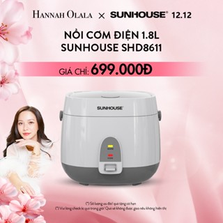   Hannah 12 12  Nồi cơm điện 1.8L Sunhouse SHD8611 